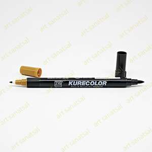 Zig Kurecolor Fine&Brush Manga Fırça Uçlu Marker CNKC-2200 Dark Oatmeal - Zig