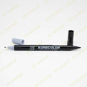Zig Kurecolor Fine&Brush Manga Fırça Uçlu Marker CNKC-2200 Dawn Gray - Zig