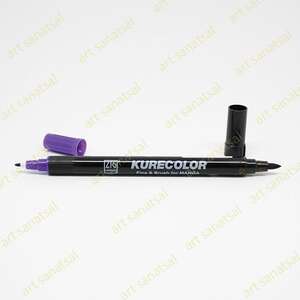 Zig Kurecolor Fine&Brush Manga Fırça Uçlu Marker CNKC-2200 Deep Violet - Zig
