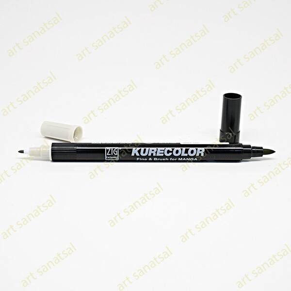 Zig Kurecolor Fine&Brush Manga Fırça Uçlu Marker CNKC-2200 Gray Tint