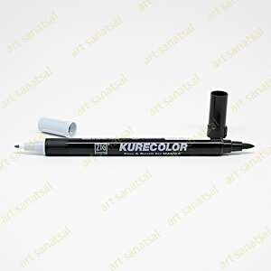 Zig Kurecolor Fine&Brush Manga Fırça Uçlu Marker CNKC-2200 Green Gray 2 - Zig