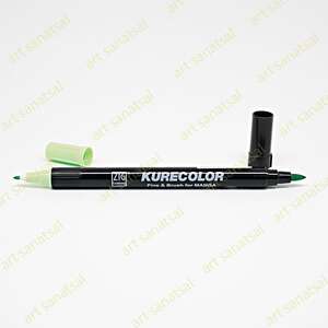 Zig Kurecolor Fine&Brush Manga Fırça Uçlu Marker CNKC-2200 Green Shadow - Zig