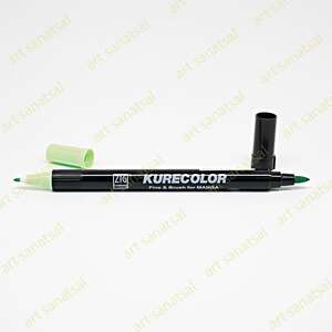 Zig - Zig Kurecolor Fine&Brush Manga Fırça Uçlu Marker CNKC-2200 Green Shadow
