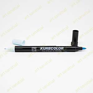 Zig Kurecolor Fine&Brush Manga Fırça Uçlu Marker CNKC-2200 Haze Blue - Zig
