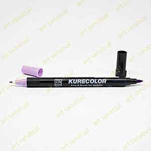 Zig - Zig Kurecolor Fine&Brush Manga Fırça Uçlu Marker CNKC-2200 Light Violet