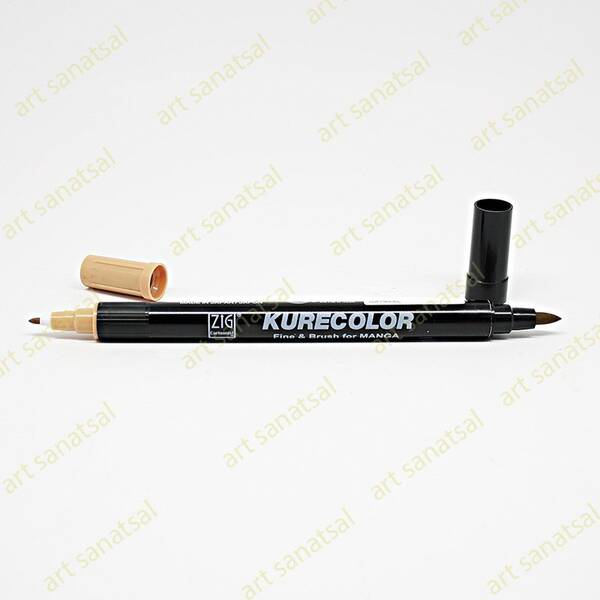 Zig Kurecolor Fine&Brush Manga Fırça Uçlu Marker CNKC-2200 Oatmeal - 1