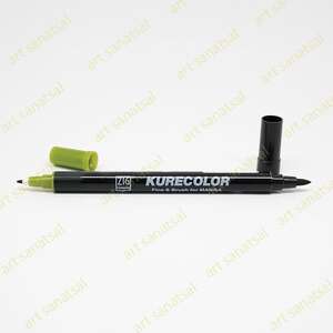 Zig - Zig Kurecolor Fine&Brush Manga Fırça Uçlu Marker CNKC-2200 Olive Green