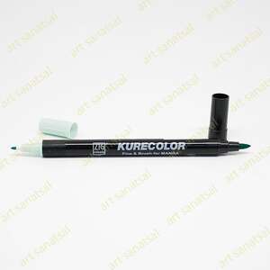 Zig Kurecolor Fine&Brush Manga Fırça Uçlu Marker CNKC-2200 Pale Aqua - Zig