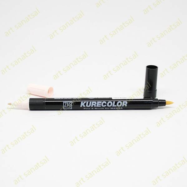 Zig Kurecolor Fine&Brush Manga Fırça Uçlu Marker CNKC-2200 Pale Blush - 1