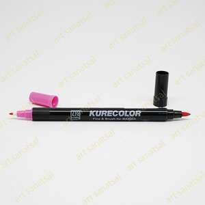Zig Kurecolor Fine&Brush Manga Fırça Uçlu Marker CNKC-2200 Pink - Zig