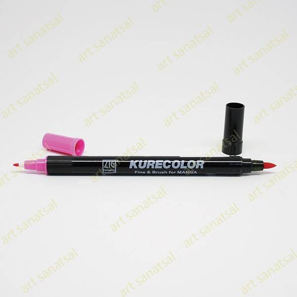 Zig Kurecolor Fine&Brush Manga Fırça Uçlu Marker CNKC-2200 Pink