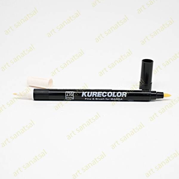 Zig Kurecolor Fine&Brush Manga Fırça Uçlu Marker CNKC-2200 Porcelain - 1