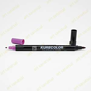 Zig - Zig Kurecolor Fine&Brush Manga Fırça Uçlu Marker CNKC-2200 Purple