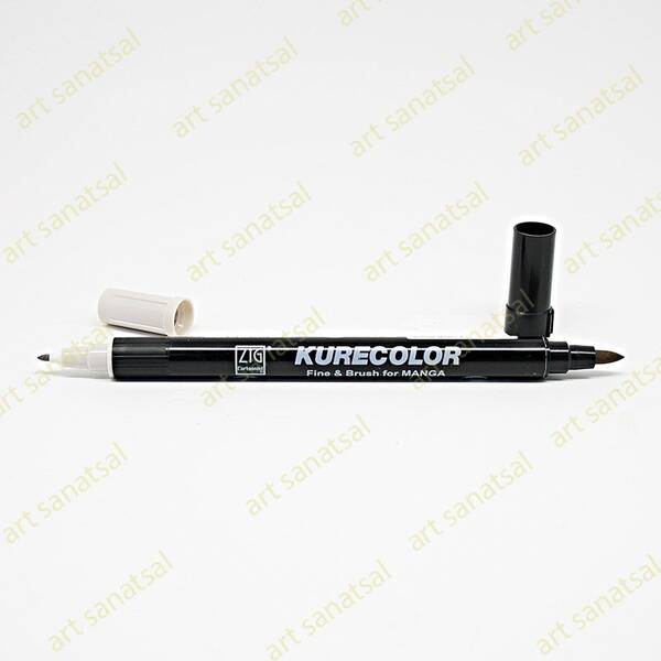 Zig Kurecolor Fine&Brush Manga Fırça Uçlu Marker CNKC-2200 Warm Gray 2 - 1