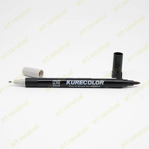 Zig Kurecolor Fine&Brush Manga Fırça Uçlu Marker CNKC-2200 Warm Gray 4 - 1