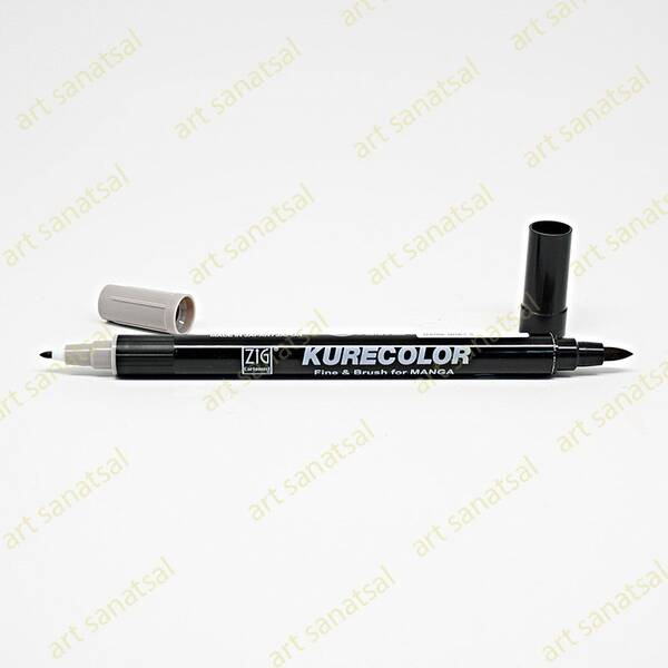 Zig Kurecolor Fine&Brush Manga Fırça Uçlu Marker CNKC-2200 Warm Gray 5 - 1