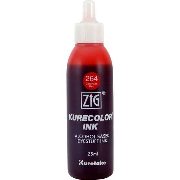 Zig Kurecolor Mürekkep Kcr-25 264 Geranium Red