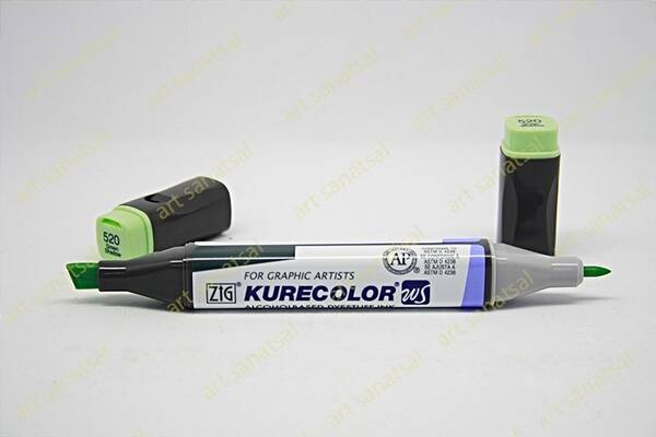 Zig Kurecolor Twin Alkol Bazlı Marker KC-3000 520 Green Shadow - 1