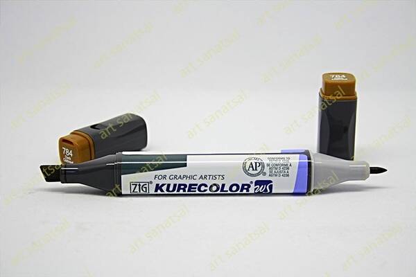 Zig Kurecolor Twin Alkol Bazlı Marker KC-3000 784 Dark Oatmeal - 1