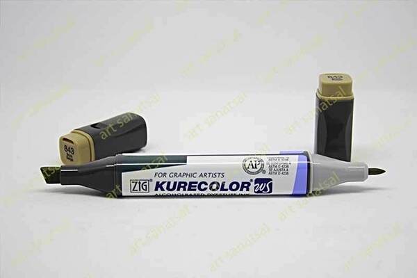 Zig Kurecolor Twin Alkol Bazlı Marker KC-3000 843 Brick Beige - 1