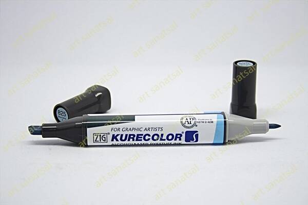 Zig Kurecolor Twin Alkol Bazlı Marker KC-3000 832 Blue Gray