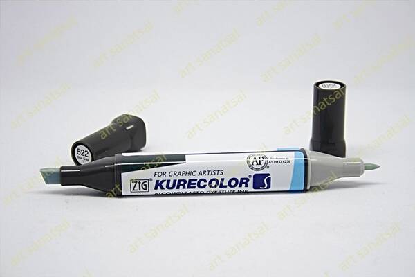 Zig Kurecolor Twin Alkol Bazlı Marker KC-3000 822 Blue Gray 1