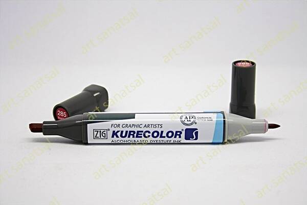 Zig Kurecolor Twin Alkol Bazlı Marker KC-3000 285 Blood Red - 1