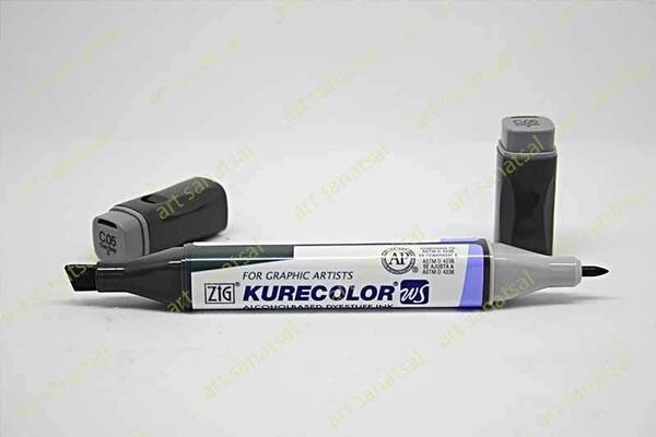 Zig Kurecolor Twin Alkol Bazlı Marker KC-3000 005 Cool Gray - 1