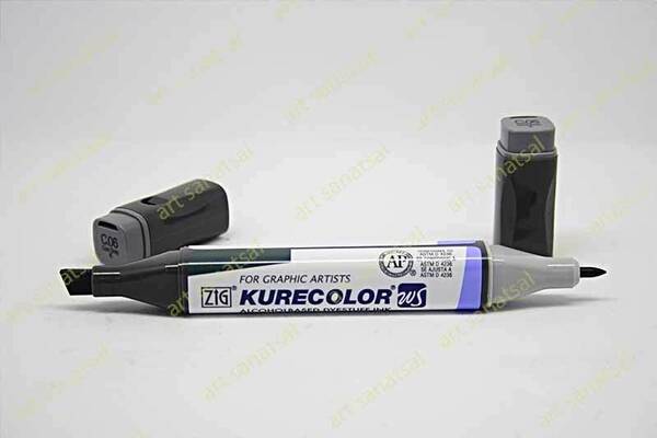 Zig Kurecolor Twin Alkol Bazlı Marker KC-3000 006 Cool Gray - 1