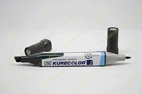 Zig Kurecolor Twin Alkol Bazlı Marker KC-3000 008 Cool Gray - 1