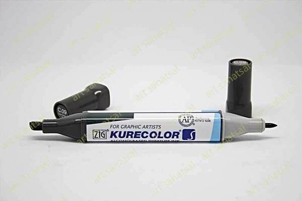 Zig Kurecolor Twin Alkol Bazlı Marker KC-3000 009 Cool Gray - 1