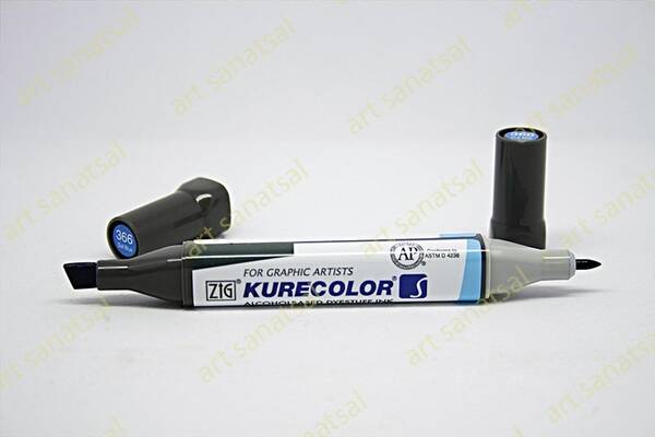 Zig Kurecolor Twin Alkol Bazlı Marker KC-3000 365 Dull Blue