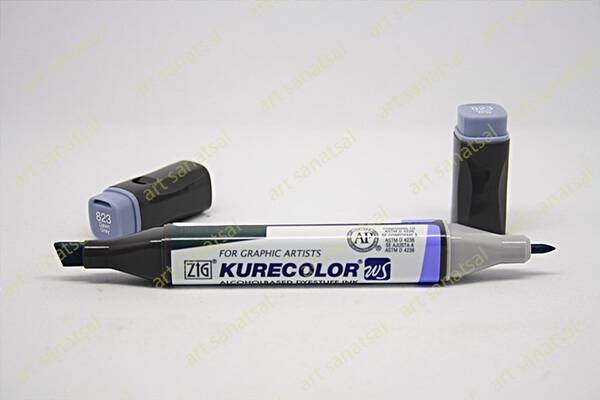 Zig Kurecolor Twin Alkol Bazlı Marker KC-3000 823 Dawn Gray - 1