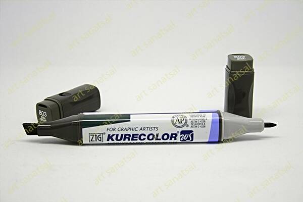 Zig Kurecolor Twin Alkol Bazlı Marker KC-3000 803 Gray Brown - 1