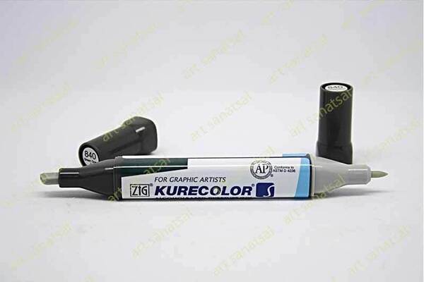 Zig Kurecolor Twin Alkol Bazlı Marker KC-3000 840 Green Gray 1 - 1