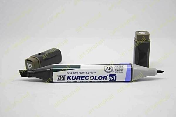 Zig Kurecolor Twin Alkol Bazlı Marker KC-3000 845 Green Gray - 1