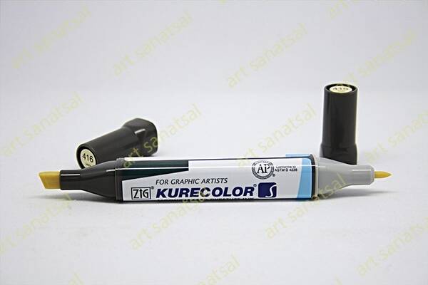 Zig Kurecolor Twin Alkol Bazlı Marker KC-3000 416 Ivory - 1