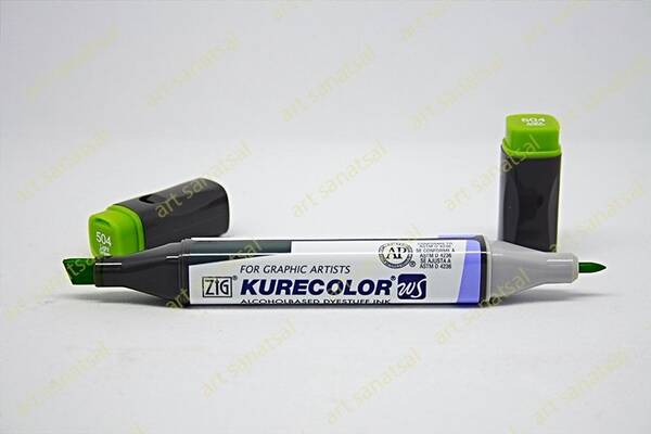 Zig Kurecolor Twin Alkol Bazlı Marker KC-3000 504 Light Green - 1