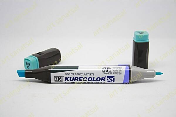 Zig Kurecolor Twin Alkol Bazlı Marker KC-3000 303 Light Blue - 1