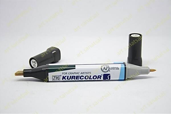 Zig Kurecolor Twin Alkol Bazlı Marker KC-3000 740 Pale Brush - 1