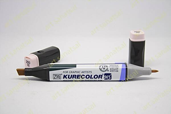 Zig Kurecolor Twin Alkol Bazlı Marker KC-3000 200 Pale Pink - 1