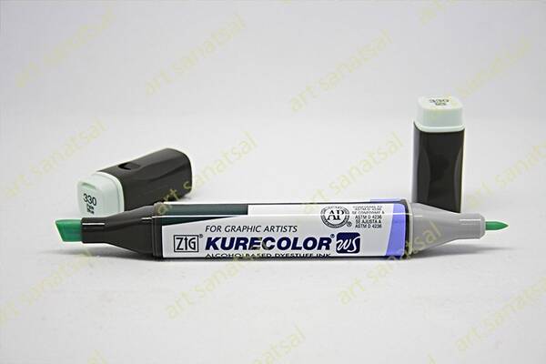 Zig Kurecolor Twin Alkol Bazlı Marker KC-3000 330 Pale Blue - 1