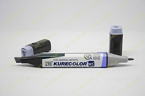 Zig Kurecolor Twin Alkol Bazlı Marker KC-3000 821 Pale Gray - 1