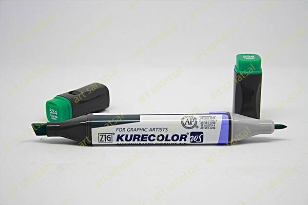 Zig Kurecolor Twin Alkol Bazlı Marker KC-3000 534 Turquoise Green