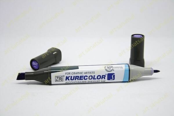 Zig Kurecolor Twin Alkol Bazlı Marker KC-3000 607 Violet - 1