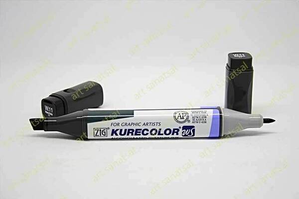 Zig Kurecolor Twin Alkol Bazlı Marker KC-3000 011 Warm Gray - 1