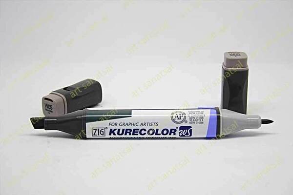 Zig Kurecolor Twin Alkol Bazlı Marker KC-3000 005 Warm Gray - 1