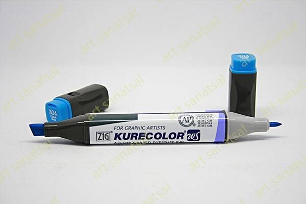 Zig Kurecolor Twin Alkol Bazlı Marker KC-3000N 305 Cobalt Blue