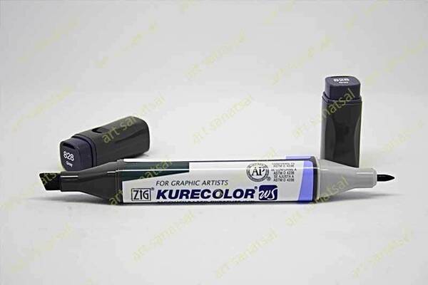 Zig Kurecolor Twin Alkol Bazlı Marker KC-3000N 828 Gray - 1