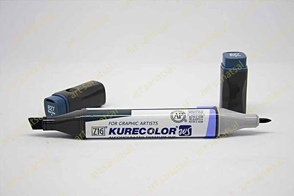 Zig Kurecolor Twin Alkol Bazlı Marker S KC-3000 827 Blue Gray - 1